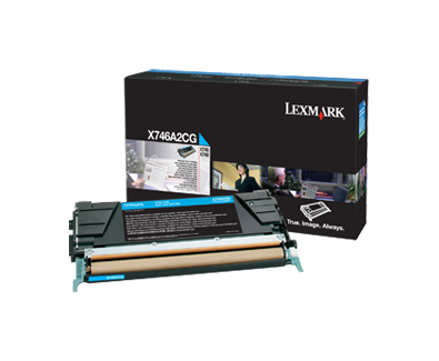 Lexmark X746A2CG toner azurový-cyan (7.000 str)