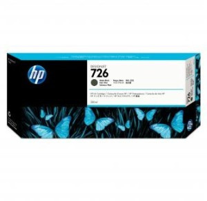 HP CH575A cartridge 726 matte black (300ml)