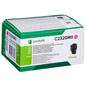 Lexmark C2320M0 toner purpurový-magenta (1.000 str)