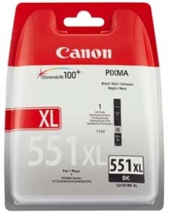 Canon CLI551Bk XL blistr
