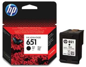 HP C2P10AE cartridge 651 černá (600 str)
