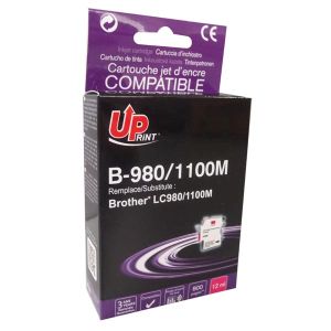 UPrint alternativní Brother LC980M, LC1100M cartridge purpurová-magenta (12ml)