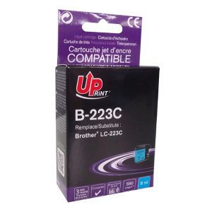 UPrint alternativní Brother LC-223C cartridge azurová-cyan (550 str)