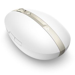 HP myš 700 Spectre Rechargeable Mouse, 1600DPI, Bluetooth, optická, 3tl., 1 kolečko, ceramic white