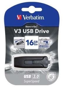 Verbatim  16GB USB3.0 flash disk Store´n´Go V3 (12/60 MB/s)
