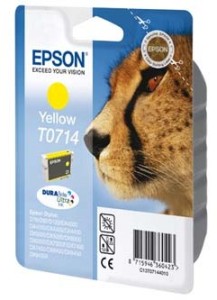 Epson T0714 cartridge žlutá-yellow (5.5ml)