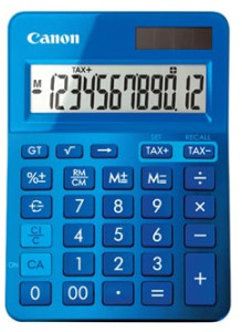 Canon Kalkulačka Canon, LS-123K, modrá, stolní, dvanáctimístná 