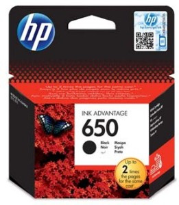 HP CZ101AE cartridge 650 černá (360 str)