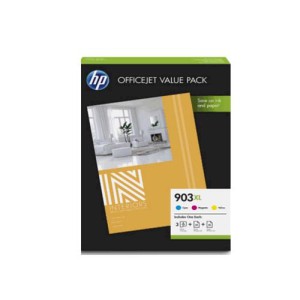 HP Cartridge 903XL sada CMY + papír A4/75ks