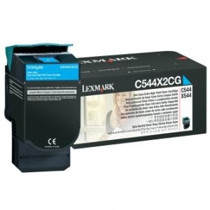 Lexmark C544X2CG toner azurový-cyan (4.000 str)