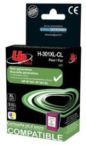 UPrint alternativní HP cartridge 301XL barevná (500 str)