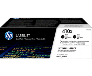 HP CF410X toner 410X černý dvojité balení (2x 6.500 str)