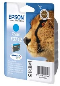 Epson T0712 cartridge azurová-cyan (5.5ml)