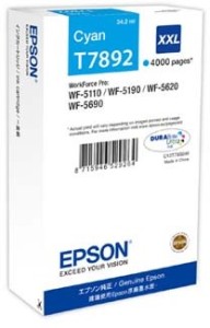 Epson T7892 cartridge azurová-cyan XXL (34,2ml)