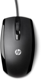 HP myš X500 Wired mouse, optická, 3tl., 1 kolečko, drátová (USB), černá, 800DPI
