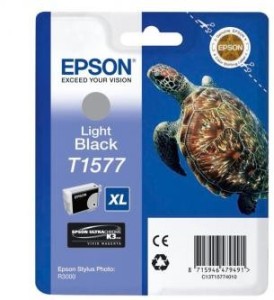 Epson T1577 cartridge light black (26ml)