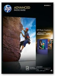 HP Q5456A Advanced Photo Paper Glossy 250g, A4/25ks
