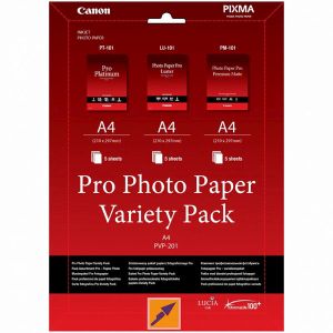 Canon PVP201 Photo Paper Pro Variety Pack, A4/15ks