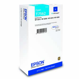 Epson T7562  cartridge azurová-cyan (1.500 str)