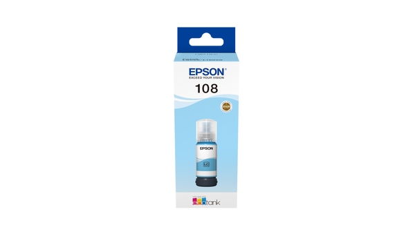 Epson 108 inkoust light cyan (70ml)