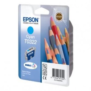 Epson T0322 cartridge azurová-cyan (420 str)