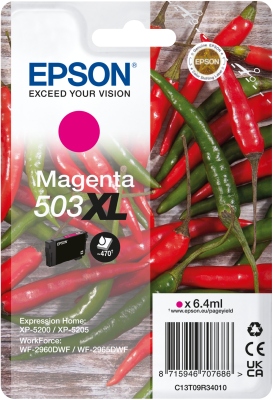 Epson 503XL cartridge purpurová-magenta (470 str)