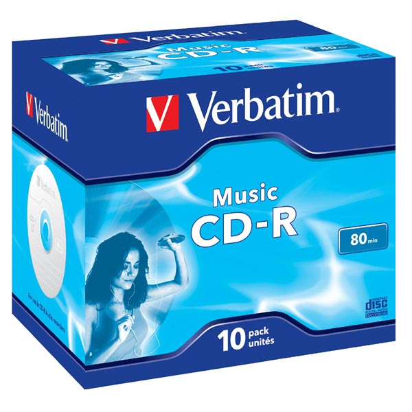 Verbatim CD-R Audio 80 min. jewel 10ks