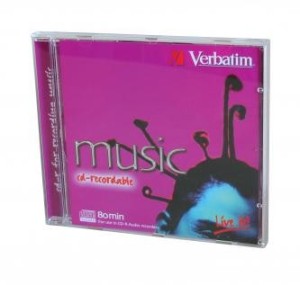 Verbatim CD-R Audio 80 min. LIVE IT! jewel 10ks