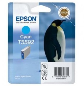 Epson T5592 cartridge  azurová-cyan