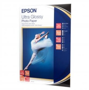 Epson S041927 Ultra Glossy Photo Paper 300g, A4/15ks