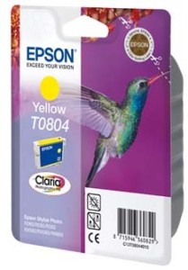 Epson T0804 cartridge žlutá-yellow (7.4ml)