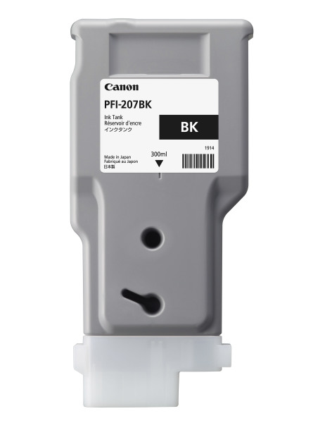 Canon PFI207Bk inkoust black (300ml)