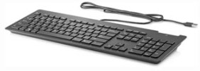 HP klávesnice Business Smartcard, klasická, černá, drátová (USB), US, vestavěná čtečka čipových karet
