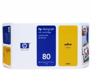 HP C4848A cartridge 80 žlutá-yellow (350 ml)