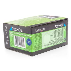 Lexmark 702HCE toner azurový-cyan (3.000 str)