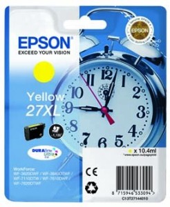 Epson T2714 cartridge 27XL žlutá-yellow (10.4ml)