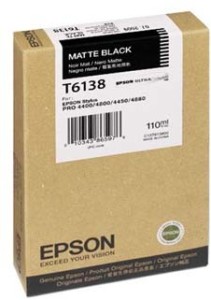 Epson T6138 cartridge matte black (110 ml)