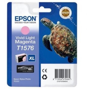 Epson T1576 cartridge vivid light magenta (26ml)