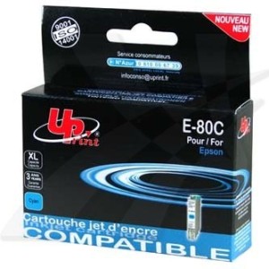 UPrint alternativní Epson T0802 cartridge azurová-cyan (11ml)