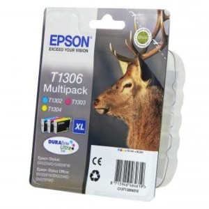 Epson T1306 sada cartridge CMY (3x10.1ml)