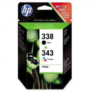 HP SD449EE sada cartridge 338+343 černá+barevná