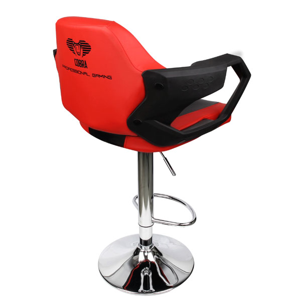 E-Blue barová stolička COBRA červená