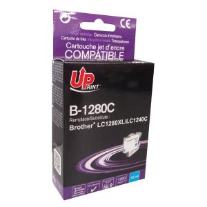 UPrint alternativní Brother LC-1280XLC cartridge azurová-cyan (1.200 str)