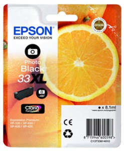 Epson cartridge 33XL photo black (8.1ml)