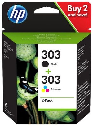 HP 3YM92A cartridge 303 černá+barevná (200+165 str)