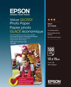 Epson S400039 Value Glossy Photo Paper 183g, 10x15cm/100ks