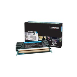 Lexmark X748H3CG toner azurový-cyan (10.000 str)