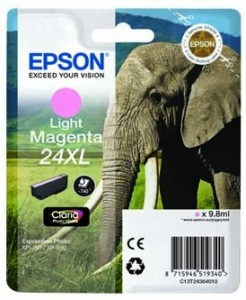 Epson T2436 cartridge 24XL light magenta (9.8ml)
