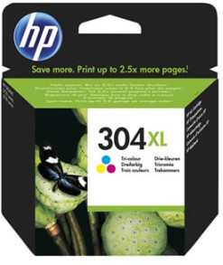 HP N9K07AE cartridge 304XL barevná (300 str)