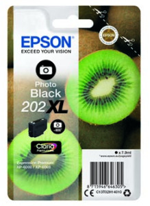 Epson cartridge 202XL foto černá-photo black (7.9ml)